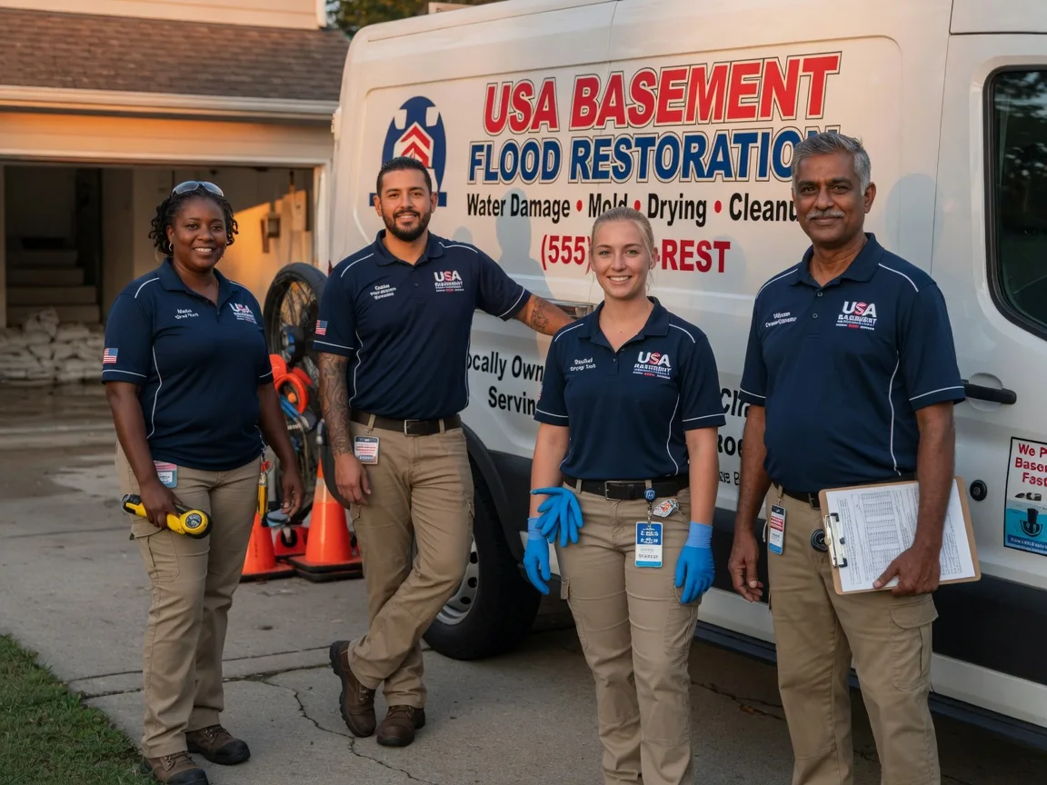 Basement Flood Cleanup company in Caroline, WI