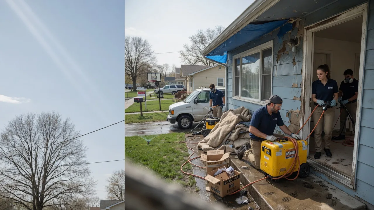 Basement Flood Cleanup in Caroline, WI near me